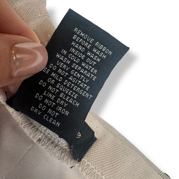 Y2K 2000s Teeze Me Strapless Glitter Tulle Party Dress Juniors Size 3 Fairy Club - Picture 5 of 8